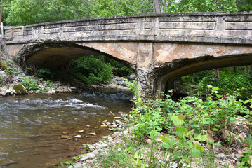 Aging and Crumbling Bridge