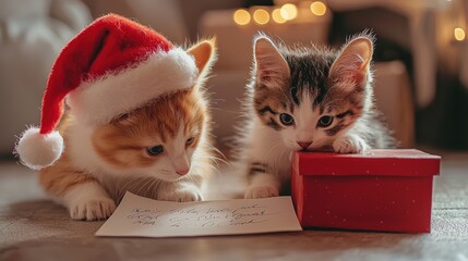 Pets Writing to Santa Claus