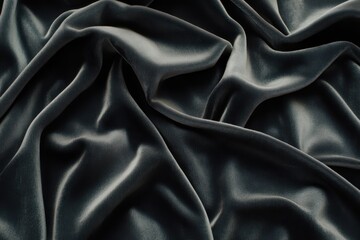 Fototapeta premium black satin fabric background