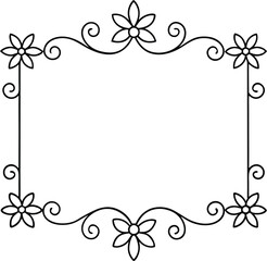 Decorative vintage calligraphic frames and borders, design. element design, frame, border