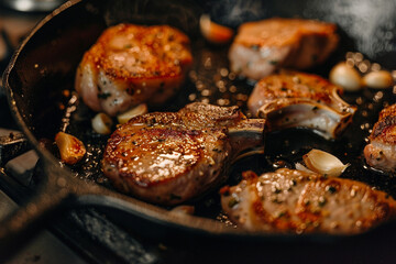 Sizzling Lamb Chops