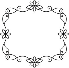 Decorative vintage calligraphic frames and borders, design. element design, frame, border