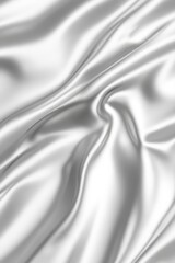 Fototapeta premium a white silk fabric with a lot of folds