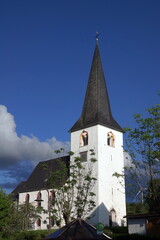 Fototapeta premium Kirche in Hoechstenbach im Westerwald