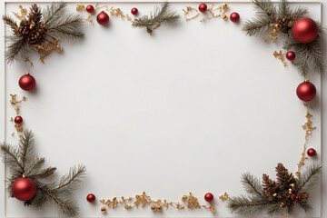Christmas greetings card template