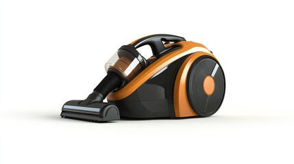 A high-end vacuum cleaner displayed on a white background, emphasizing its sleek and powerful design for home cleaning.