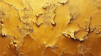 Gold background with some rocks and other elements. The background is a warm, golden color that...