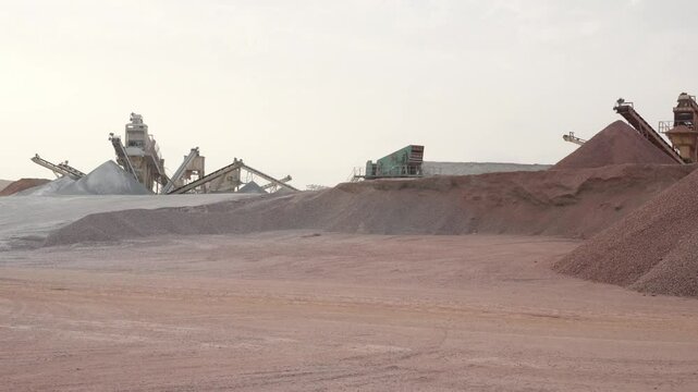 Mine quarry in Morocco, phosphate copper zinc producer