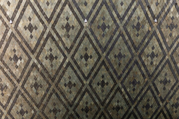 rooftop pattern, all sizes of diamonds