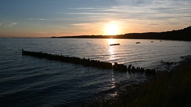Abend am Stettiner Haff bei Kamminke