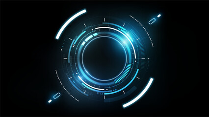 Abstract futuristic electronic circuit technology background concept, vector illustraion