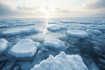 Frozen Sea: A Breathtaking Winter Landscape