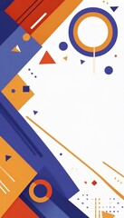 Abstract colorful vertical background