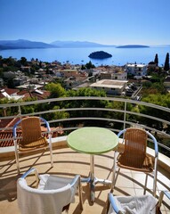Tolo, Greece. Beautyful view from hotel room.