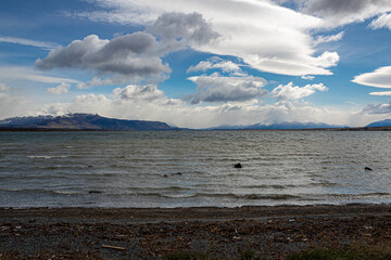 Obraz premium Puerto Natales - City Landscape - Patagonia