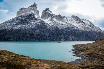 Obraz premium Landscape in Torres del Paine National Park - Chile - Patagonia