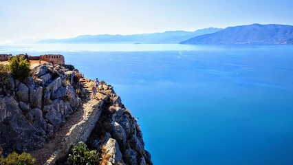 Greece, Nafplion. View from Palamidi fortress.