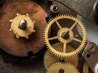 Close-up of a mechanical device with gears and teeth, demonstrating the complexity of repairing and...