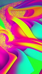 Abstract flat colorful geometric shapes background