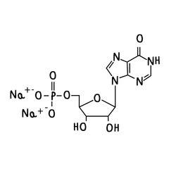 chemical structure of Disodium ribonucleotides.svg