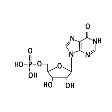 chemical structure of Inosinic Acid.png