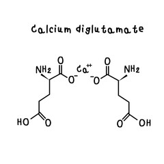 Flavor enhancer Calcium diglutamate.svg