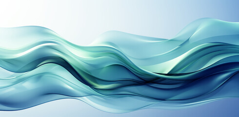 Elegant abstract background design with smooth curves and waves