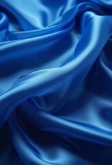 Obraz premium blue silk background