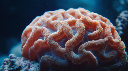 Obraz premium Exploring the Vibrant Coral Gardens in Blue Waters with wallpaper background