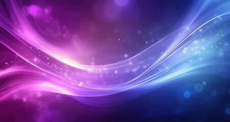 Soft purple and pink light streaks and particles in a dreamy, flowing composition, creating a magical and ethereal visual effect