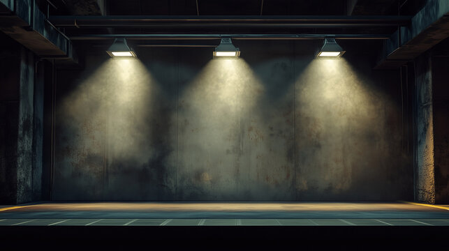 Subway Platform Theatre Stage Scene