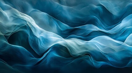 Obraz premium An abstract landscape where the earth and sky blend together in a surreal, flowing pattern