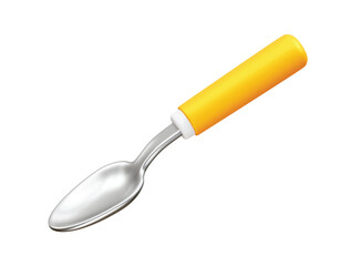 Spoon icon illustration 3d render vector