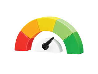 Speedometer icon illustration 3d vector