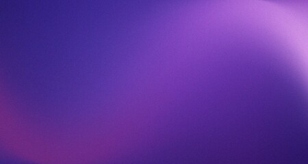 Dark purple blue black abstract grainy background, glowing vibrant color gradient shape, noise texture poster header banner cover design