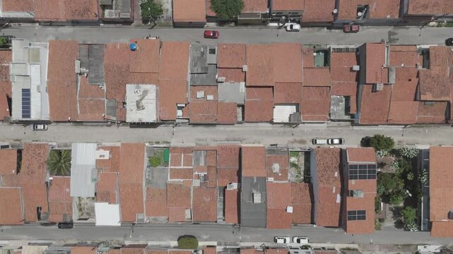 Imagem de drone de alamedas do bairro Cidade 2000 em Fortaleza, Cear&aacute;.