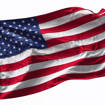 American Flag Waiving