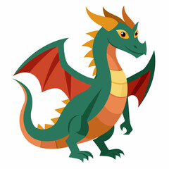 green dragon cartoon