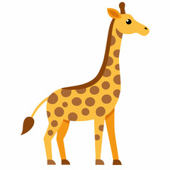 Fototapeta premium giraffe cartoon illustration