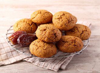 Homemade date cookies