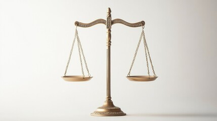 A minimalist composition of scales balancing diverse symbols of justice and inequality, Illustrating the quest for equity and fairness in legal systems, photography style