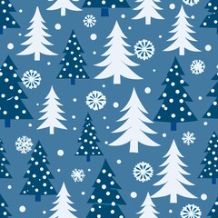 christmas, tree, winter, snow, holiday, vector, illustration, xmas, pattern, fir, forest, trees, season, celebration, decoration, nature, pine, card, set, design, seamless, december, new year, green, 