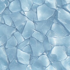 Obraz premium Seamless ice texture, flat with subtle cracks, tileable for frozen surfaces
