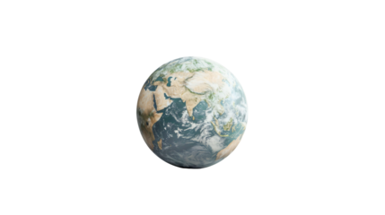 Planet Earth in space is the only planet with living organisms, where one can see the Middle East, Africa, and other countries from its perspective. Earth is unique in the universe.