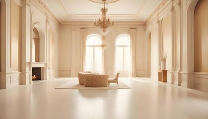 Photo interior modern design room 3d illustration

