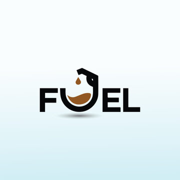 fuel coffee shop logo design idea