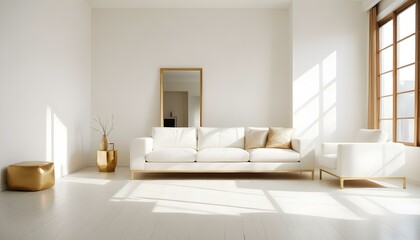 Photo interior modern design room 3d illustration
