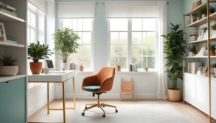 Photo interior modern design room 3d illustration
