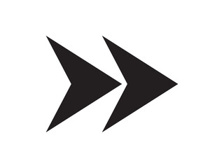 Arrow icon. simple arrow vector on white background. flat style arrow icon. vector illustration.