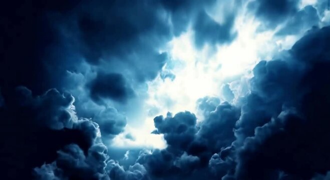 clouds and sun colorful lights HD resolution with hyper realistic nature ai generative 4K Background.